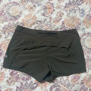 Women's Lululemon Shorts Size 8. Olive green. Very good condition